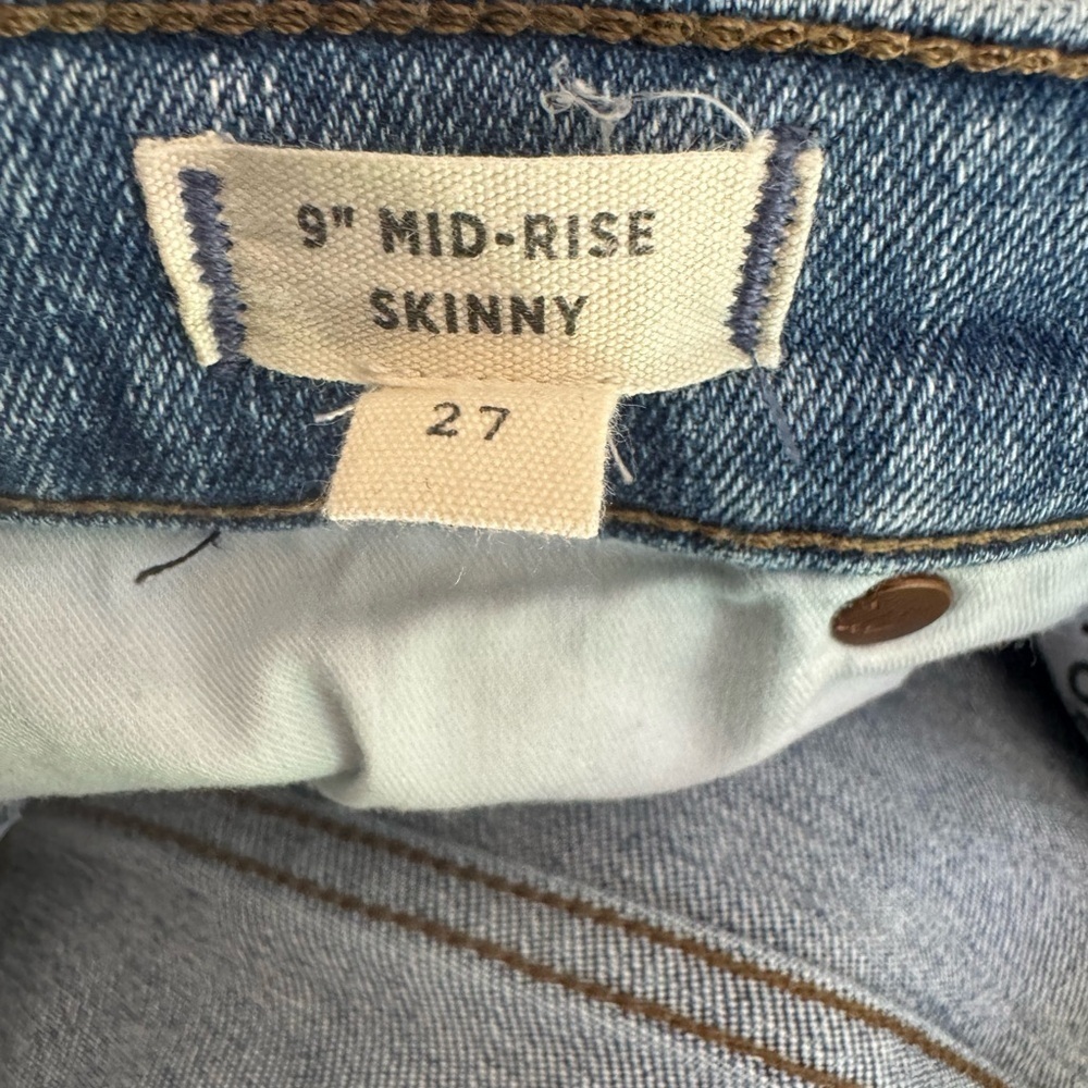 Madewell Mid Rise Skinny Jeans - Picture 11 of 12